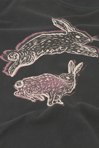 Fay Rabbit T-Shirt | Dark Antracite
