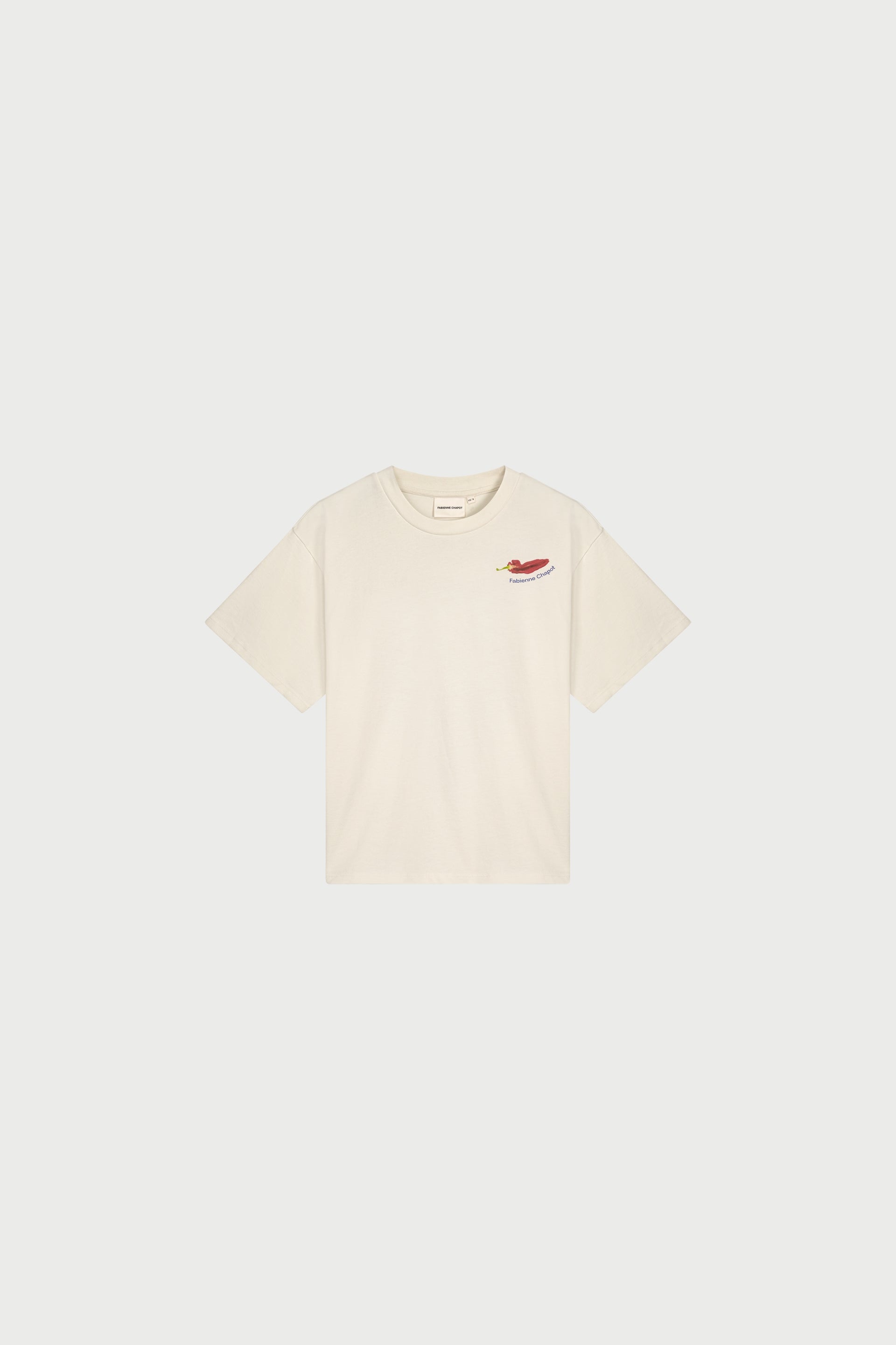 Market T-Shirt Pepper | Cosy White/Red