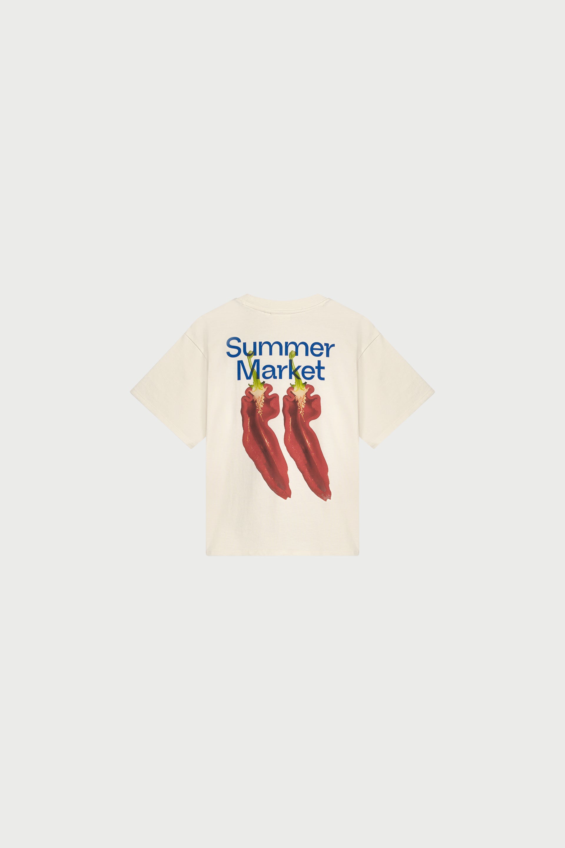 Market T-Shirt Pepper | Cosy White/Red