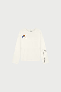 Phileine LS T-shirt | Cosy White