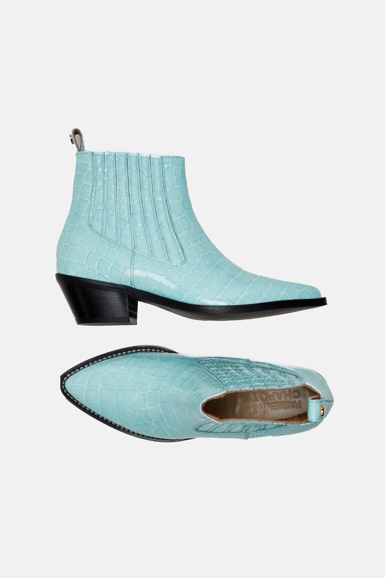 Coco Croco Boot | Summer Blue