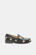 Luna Loafer | Black/Gold