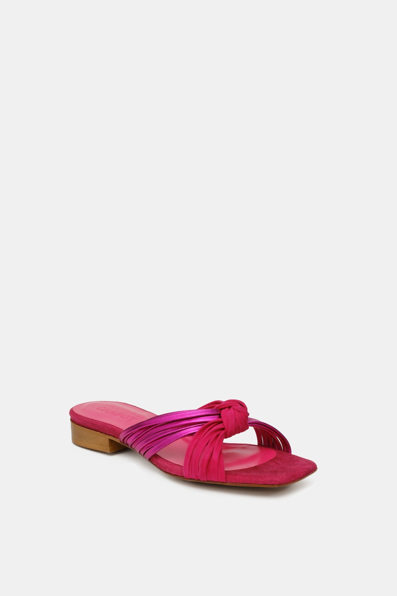 Momo Sandal | Pink Metallic