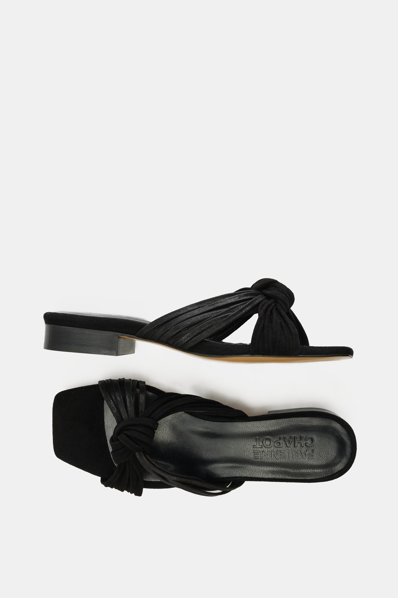 Momo Sandal | Black Metallic