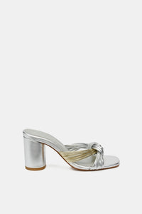 Monica Knot Mule | Silver-Gold