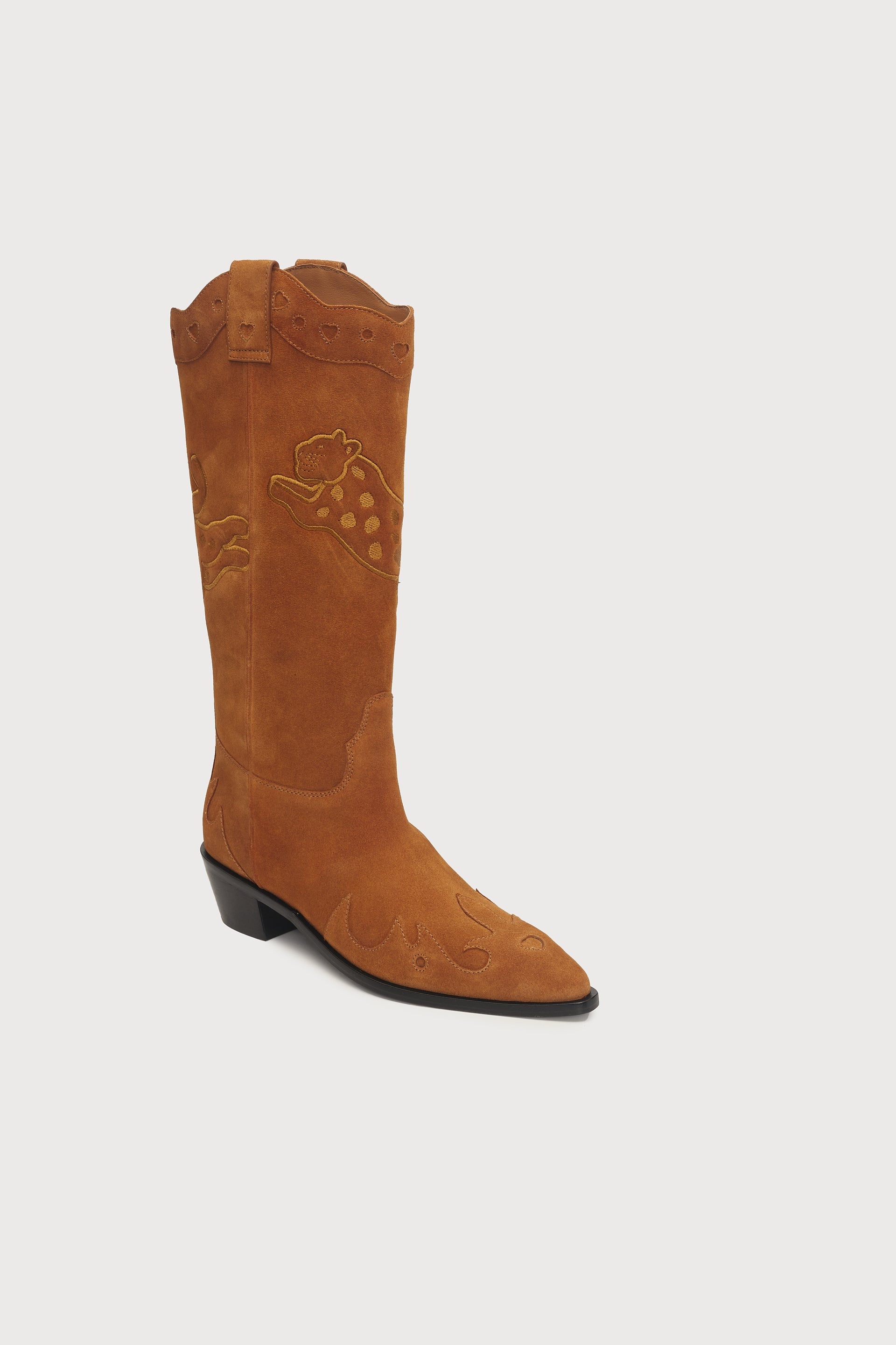 Debby Cowboy Boots | Cognac