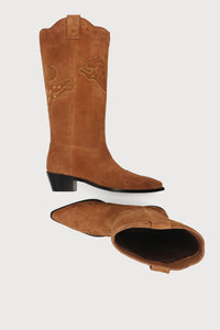 Debby Cowboy Boots | Cognac