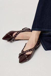 Clara Ballerina | Deep Burgundy