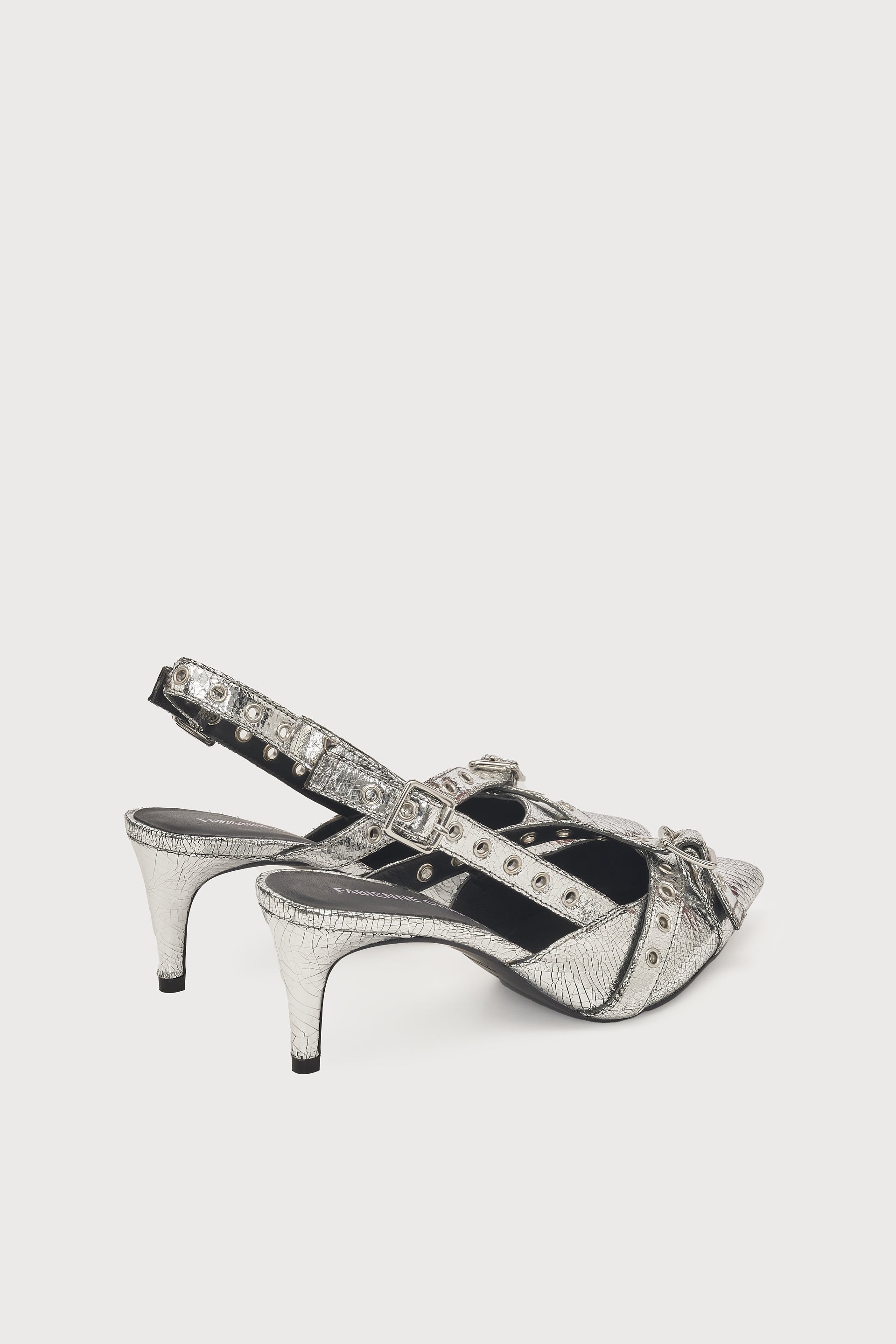 Mary Pump | Silver