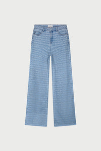 Thea Wide Leg Jeans | Light Blue