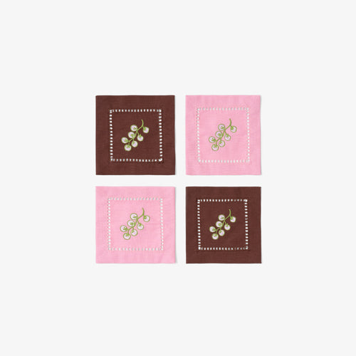 FC X Kulu Club Coasters | Brown/Pink