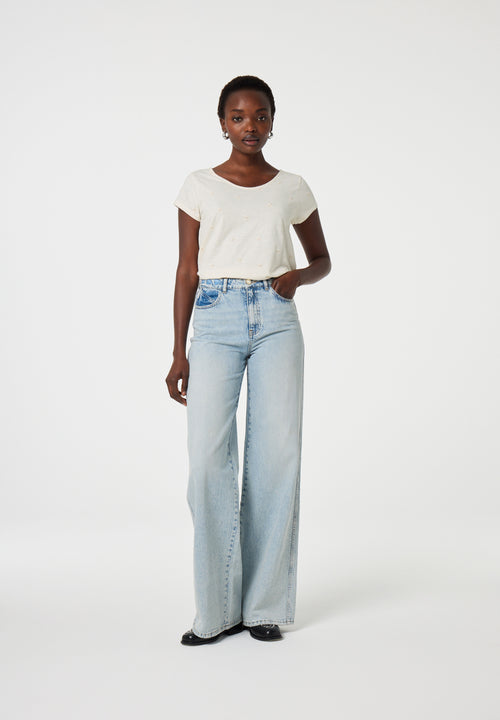 Phil Round V T-Shirt | Cosy White