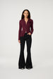 Vesta Cardigan | Deep Burgundy
