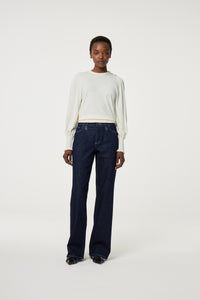 Molly Balloon Pullover | Cosy White
