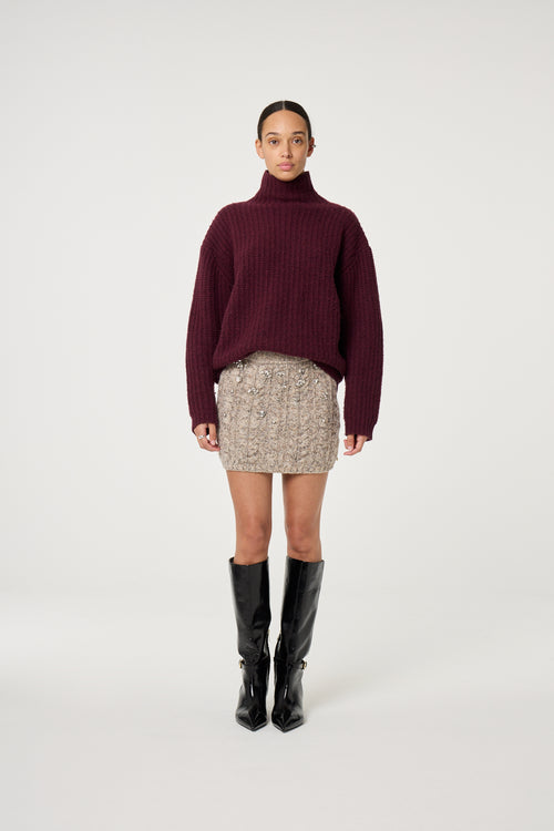 Ziggy pullover | Deep Burgundy