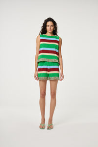 Tyra Shorts | Multi Stripe