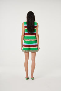Tyra Top | Multi Stripe