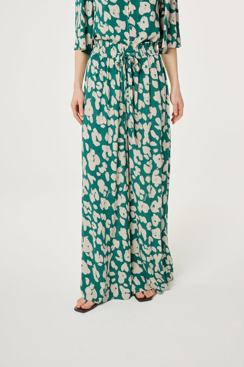 Palapa Trousers | Evergreen/Cosy White