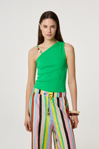 Rhea Top | Green Glimmer