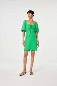 Tilda Short Dress | Green Glimmer
