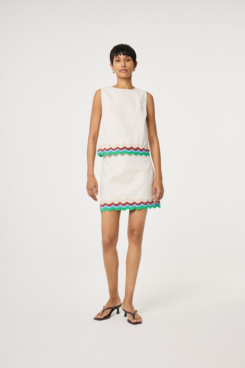 Telha Skirt | Cosy White