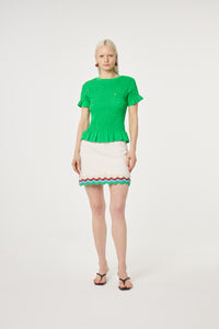 Carmen T-Shirt | Green Glimmer