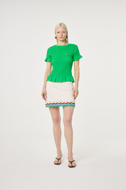 Carmen T-Shirt | Green Glimmer