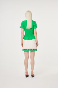 Carmen T-Shirt | Green Glimmer