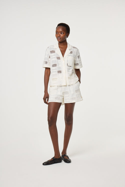 Farida Blouse | Cosy White