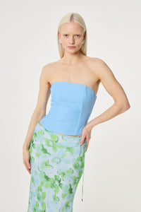 Meia Skirt | Light Blue/Green