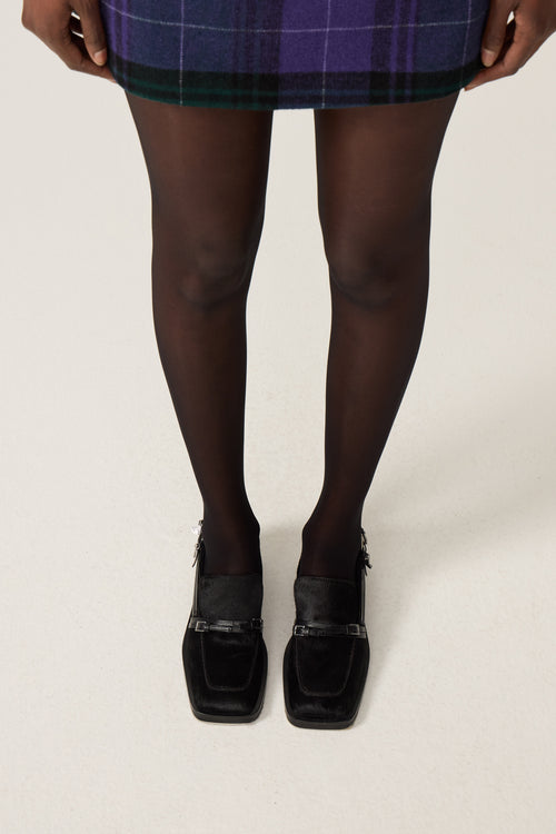 Lily Buckle Loafers | Black