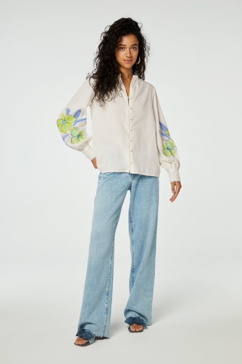 Marielle Blouse | Cream White