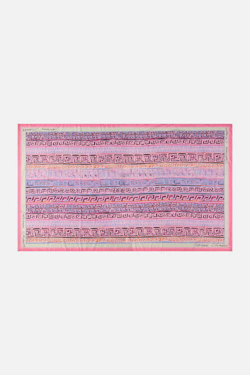 Adrienne Scarf | Pink Candy/Cornflowe