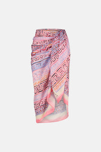 Adrienne Scarf | Pink Candy/Cornflowe