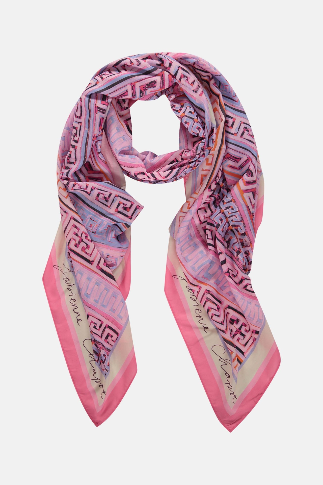 Adrienne Scarf | Pink Candy/Cornflowe