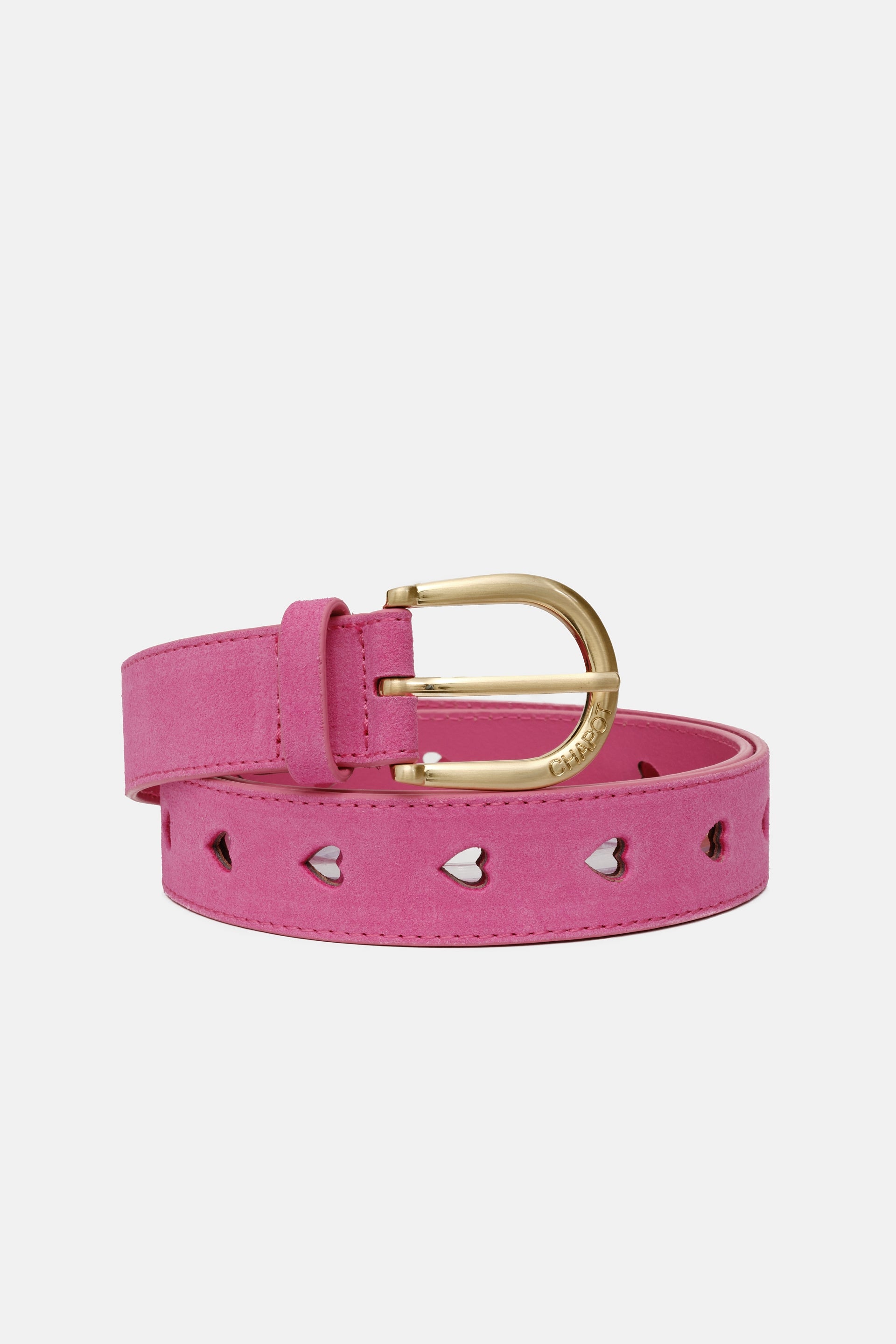 Cut It Out Heart Belt | Pink Candy