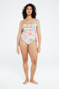 Sayone Swimsuit | Cream White/Pink Pap