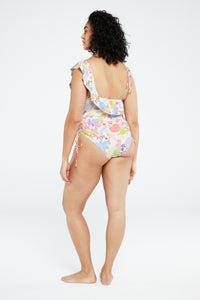 Sayone Swimsuit | Cream White/Pink Pap