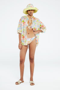 Beline Bikini Bottom | Cream White/Pink Pap