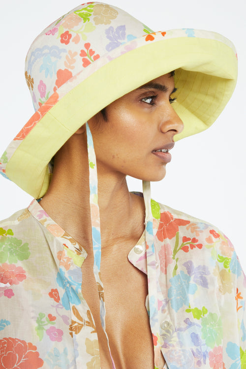 Hera Hat | Cream White/Pink Pap