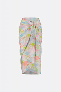 Sacha Sarong | Cream White/Pink Pap