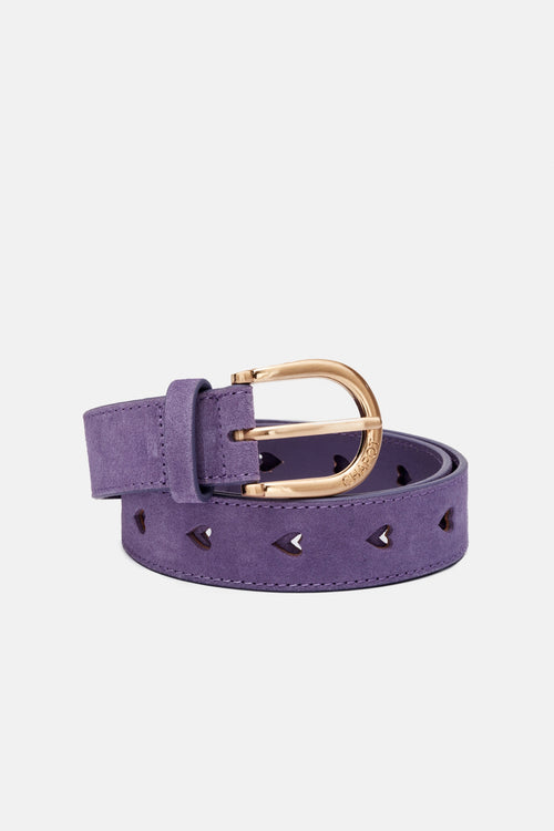 Cut It Out Heart Belt | Dusty Lovender