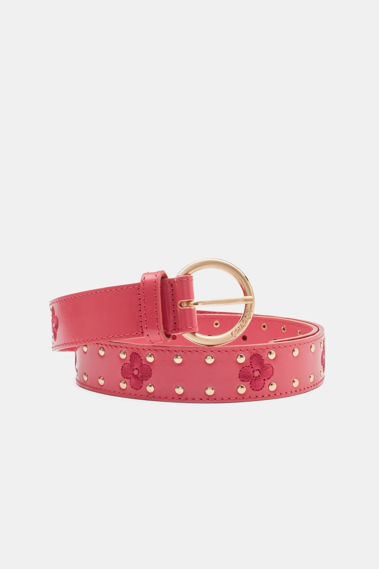 Flower Studded Belt | Dirty Pink/Cheeky Ch