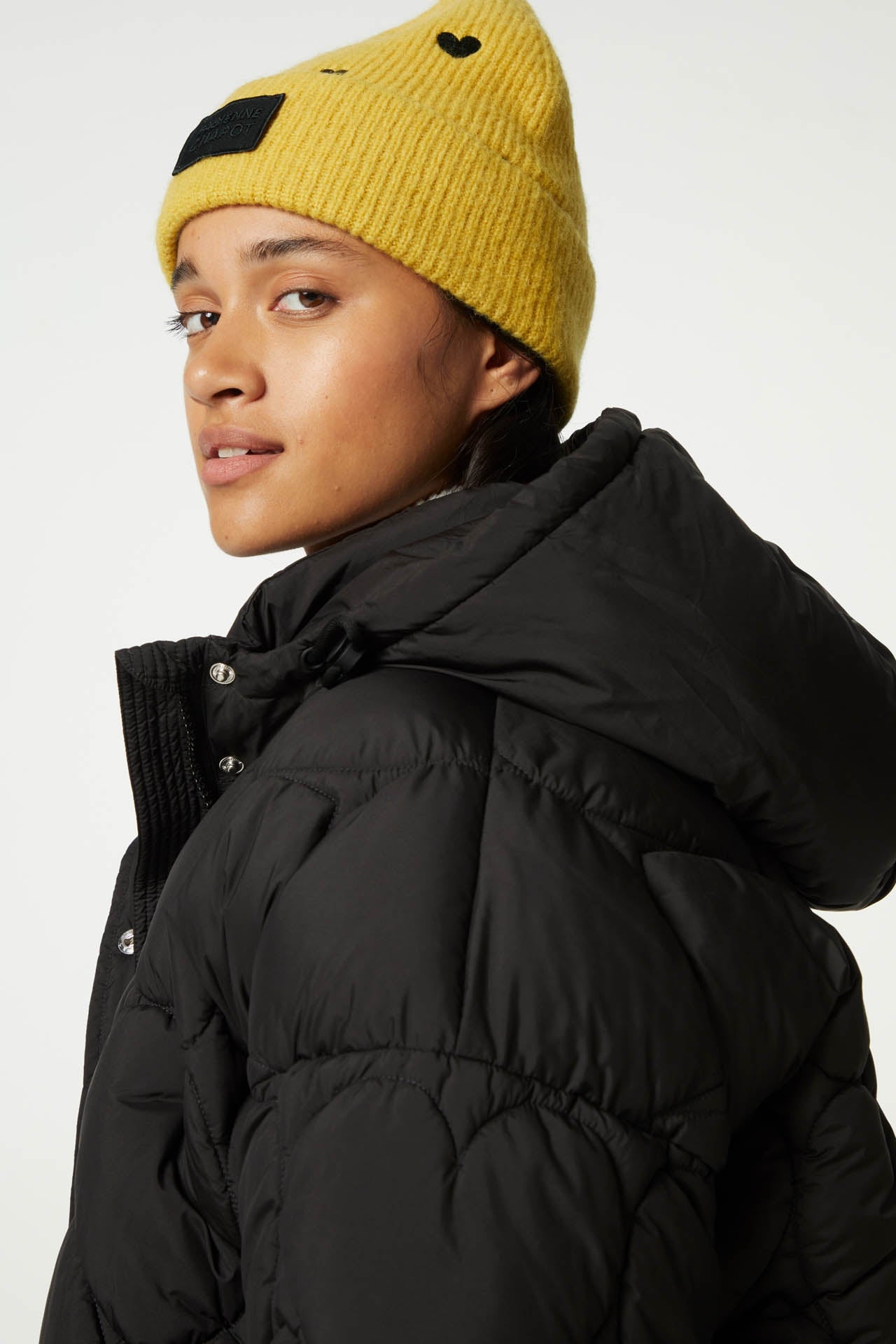 Lidia Beanie | Dijon Yellow