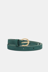 Cut It Out Small Heart Belt | Bottle Green