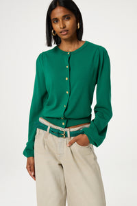 Cut It Out Small Heart Belt | Bottle Green