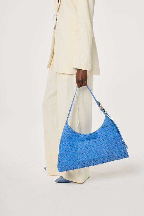 Jozia Lasercut Bag | Marina Blue