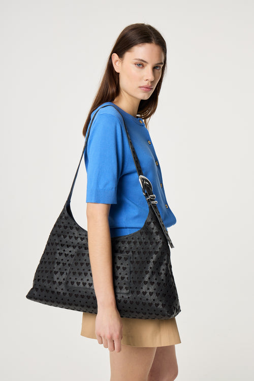 Jozia Lasercut Bag | Black