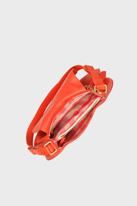 Chapot Bag Leather | Tangerine Tango