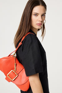 Chapot Bag Leather | Tangerine Tango